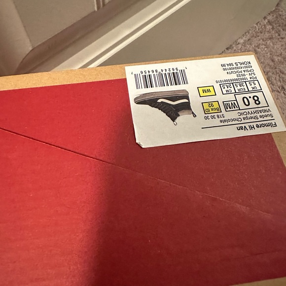 BNIB Filmore Hi VansGuard women's suede high-top shoes, 8. Brown - Picture 14 of 15